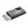 C-Secure RFID Kartenhalter und Geldbörse Farbe: schwarz, silber