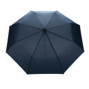 20.5" Impact AWARE™ RPET 190T Pongee Bambus Mini-Schirm Farbe: navy blau