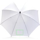 23" Impact AWARE™ RPET 190T Stormproof-Schirm Farbe: weiß