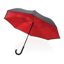 23" Impact AWARE™ RPET 190T umgekehrter Schirm Farbe: rot