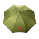 23" Impact AWARE™ RPET 190T Auto-Open Bambus-Schirm Farbe: grün