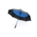 27" Impact AWARE™ RPET 190T Auto-Open Stormproof-Schirm Farbe: blau