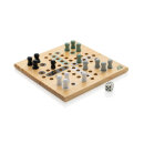 Claire Ludo-Spiel aus Holz Farbe: braun