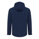 Iqoniq Makalu Herren Softshelljacke aus recyceltem Polyester Farbe: navy blau