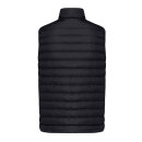 Iqoniq Meru Herren Bodywarmer aus recyceltem Polyester Farbe: schwarz