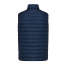 Iqoniq Meru Herren Bodywarmer aus recyceltem Polyester Farbe: navy blau