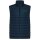 Iqoniq Meru Herren Bodywarmer aus recyceltem Polyester Farbe: navy blau