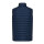 Iqoniq Meru Herren Bodywarmer aus recyceltem Polyester Farbe: navy blau