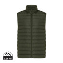 Iqoniq Meru Herren Bodywarmer aus recyceltem Polyester Farbe: khaki