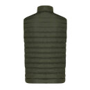 Iqoniq Meru Herren Bodywarmer aus recyceltem Polyester Farbe: khaki