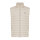 Iqoniq Meru Herren Bodywarmer aus recyceltem Polyester Farbe: beige