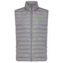 Iqoniq Meru Herren Bodywarmer aus recyceltem Polyester Farbe: Silbergrau
