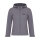 Iqoniq Makalu Damen Softshelljacke aus recyceltem Polyester Farbe: vulcano heather grey