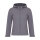 Iqoniq Makalu Damen Softshelljacke aus recyceltem Polyester Farbe: vulcano heather grey