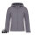 Iqoniq Makalu Damen Softshelljacke aus recyceltem Polyester Farbe: vulcano heather grey