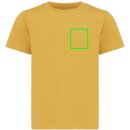 Iqoniq Koli Kids T-Shirt aus recycelter Baumwolle Farbe: ochre yellow