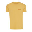 Iqoniq Bryce T-Shirt aus recycelter Baumwolle Farbe: ochre yellow