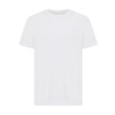 Iqoniq Kakadu relaxed T-Shirt aus recycelter Baumwolle Farbe: weiß