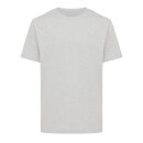 Iqoniq Kakadu relaxed T-Shirt aus recycelter Baumwolle Farbe: heather grey