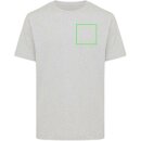 Iqoniq Kakadu relaxed T-Shirt aus recycelter Baumwolle Farbe: heather grey