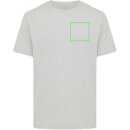 Iqoniq Kakadu relaxed T-Shirt aus recycelter Baumwolle Farbe: heather grey