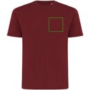 Iqoniq Sierra Lightweight T-Shirt aus recycelter Baumwolle Farbe: burgunderrot