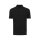 Iqoniq Yosemite Piqué-Poloshirt aus recycelter Baumwolle Farbe: schwarz