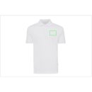 Iqoniq Yosemite Piqué-Poloshirt aus recycelter Baumwolle Farbe: weiß