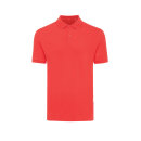 Iqoniq Yosemite Piqué-Poloshirt aus recycelter Baumwolle Farbe: luscious red