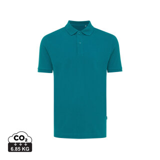 Iqoniq Yosemite Piqué-Poloshirt aus recycelter Baumwolle Farbe: verdigris