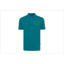 Iqoniq Yosemite Piqué-Poloshirt aus recycelter Baumwolle Farbe: verdigris