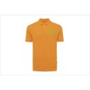 Iqoniq Yosemite Piqué-Poloshirt aus recycelter Baumwolle Farbe: sundial orange