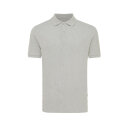 Iqoniq Yosemite Piqué-Poloshirt aus recycelter Baumwolle Farbe: heather grey