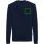 Iqoniq Zion Rundhals-Sweater aus recycelter Baumwolle Farbe: navy blau