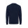 Iqoniq Zion Rundhals-Sweater aus recycelter Baumwolle Farbe: navy blau