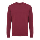 Iqoniq Zion Rundhals-Sweater aus recycelter Baumwolle Farbe: burgunderrot