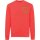 Iqoniq Zion Rundhals-Sweater aus recycelter Baumwolle Farbe: luscious red