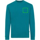 Iqoniq Zion Rundhals-Sweater aus recycelter Baumwolle Farbe: verdigris