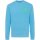 Iqoniq Zion Rundhals-Sweater aus recycelter Baumwolle Farbe: tranquil blue