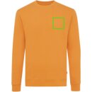 Iqoniq Zion Rundhals-Sweater aus recycelter Baumwolle Farbe: sundial orange