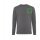 Iqoniq Zion Rundhals-Sweater aus recycelter Baumwolle Farbe: anthrazit