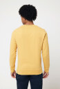 Iqoniq Zion Rundhals-Sweater aus recycelter Baumwolle Farbe: ochre yellow