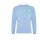 Iqoniq Zion Rundhals-Sweater aus recycelter Baumwolle Farbe: sky blue