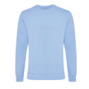 Iqoniq Zion Rundhals-Sweater aus recycelter Baumwolle Farbe: sky blue