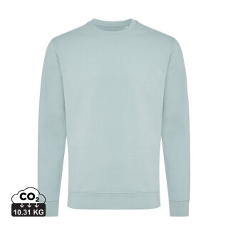 Iqoniq Zion Rundhals-Sweater aus recycelter Baumwolle Farbe: Iceberg green