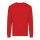 Iqoniq Zion Rundhals-Sweater aus recycelter Baumwolle Farbe: rot