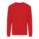 Iqoniq Zion Rundhals-Sweater aus recycelter Baumwolle Farbe: rot