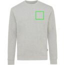 Iqoniq Denali ungefärbt. Rundhals-Sweater aus recycelter BW Farbe: heather grey