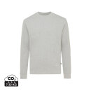 Iqoniq Denali ungefärbt. Rundhals-Sweater aus recycelter BW Farbe: heather grey