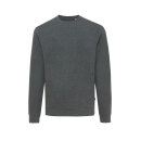 Iqoniq Denali ungefärbt. Rundhals-Sweater aus recycelter BW Farbe: ungefärbtes Anthrazit